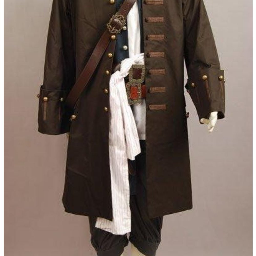 Captain Jack Sparrow Pirate colonial costume